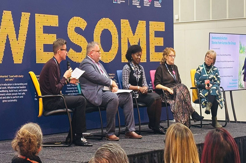 Pannel members on the stage